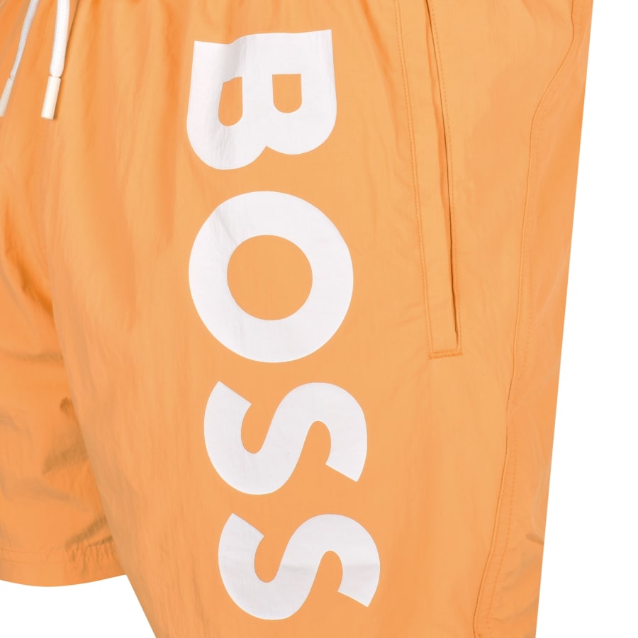 Orange hugo boss shorts new arrivals